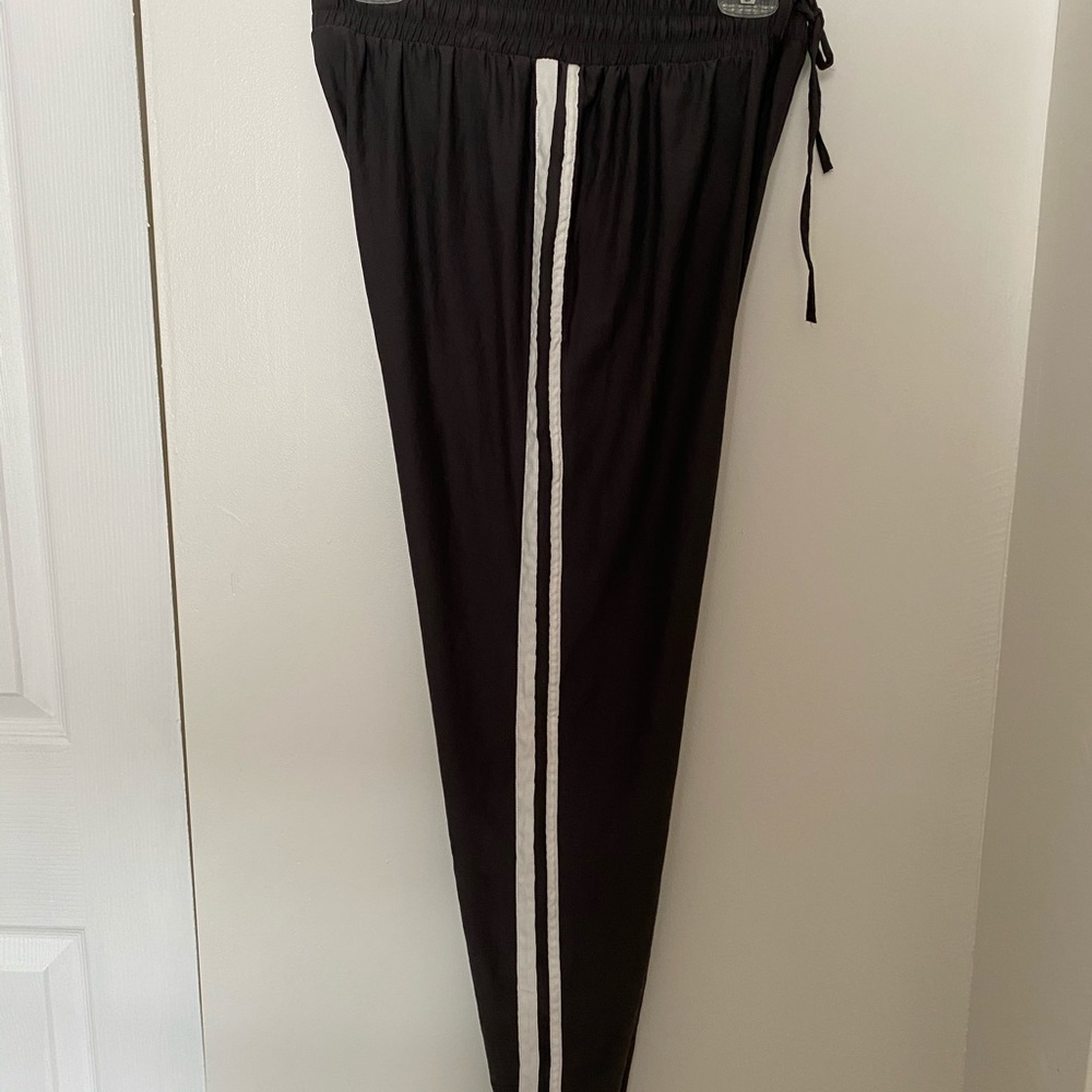 Faux Silk American Eagle Track Pants